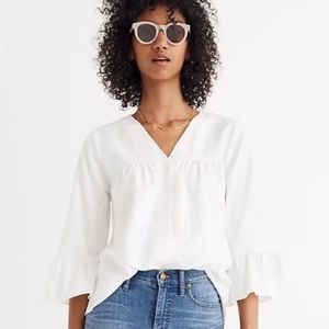 Madewell Veranda Bell Sleeve Shirt